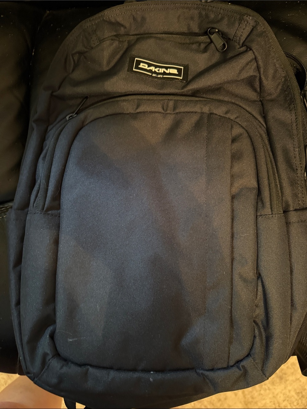 Dakine Black Everyday Backpack with Multiple Pockets